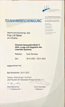 Viszerale Osteopathie Modul 4
