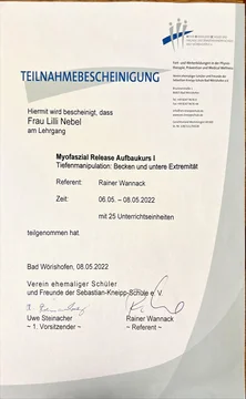 Myofaszial Release Aufbaukurs I